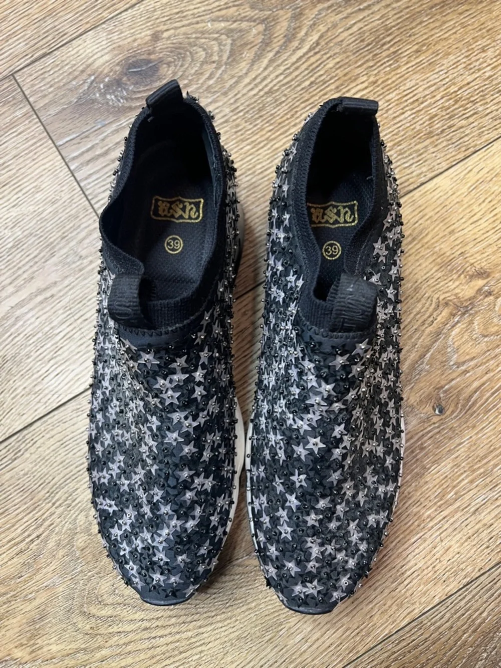 ASH Lighting Star Embellished Sneaker Size 39/8.5-9